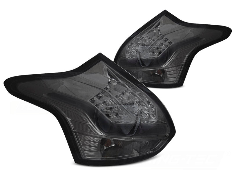 Tuning-Tec LED Lightbar Rückleuchten für Ford Focus MK3 11-14 schwarz/rauch