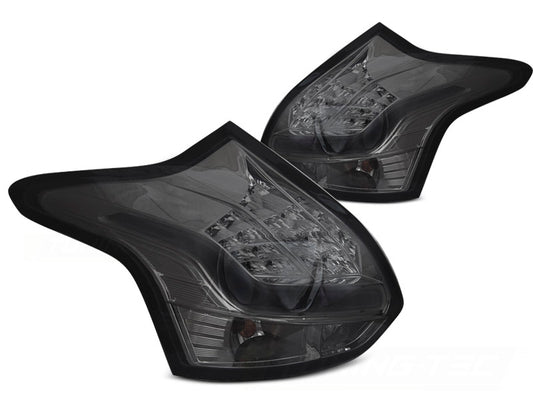 Tuning-Tec LED Lightbar Rückleuchten für Ford Focus MK3 11-14 schwarz/rauch