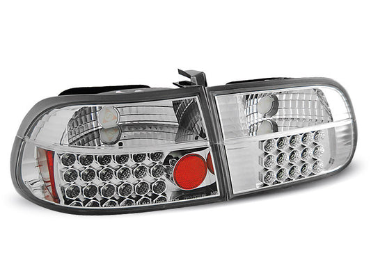 Tuning-Tec LED Rückleuchten für Honda Civic Coupe/Limousine 91-95 chrom