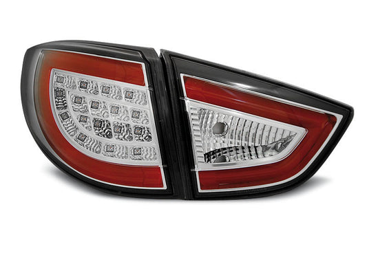 Tuning-Tec LED Lightbar Rückleuchten für Hyundai IX35 09-13 chrom
