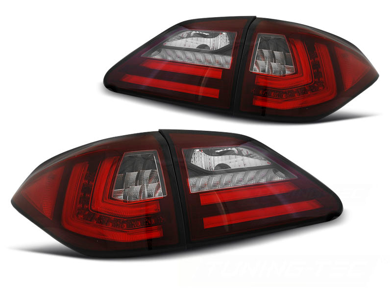 Tuning-Tec LED Lightbar Rückleuchten für Lexus RX III 350 09-12 rot/klar mit dyn. Blinker
