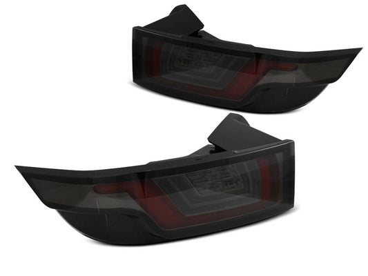 Tuning-Tec LED Lightbar Rückleuchten für Land Rover / Range Rover Evoque 11-18 rot/rauch mit dynamischem Blinker