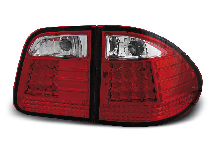 Tuning-Tec LED Rückleuchten für Mercedes Benz E-Klasse W210 T-Modell 95-02 rot/klar