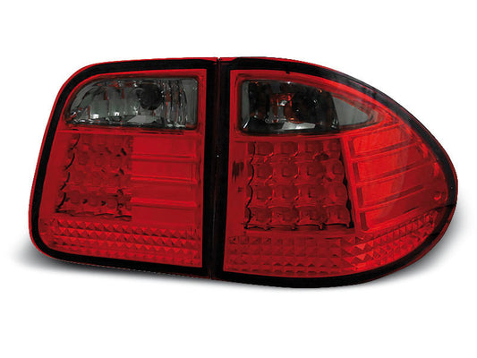 Tuning-Tec LED Rückleuchten für Mercedes Benz E-Klasse W210 T-Modell 95-02 rot/rauch