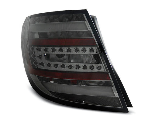 Tuning-Tec LED Lightbar Rückleuchten für Mercedes Benz C-Klasse W204 T-Modell 07-10 rauch