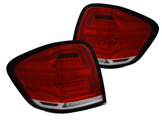Tuning-Tec Voll LED Rückleuchten für Mercedes Benz ML W164 09-11 rot/klar