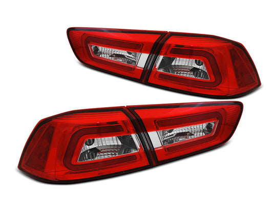 Tuning-Tec LED Rückleuchten für Mitsubishi Lancer 8 Limousine 08-11 rot/klar