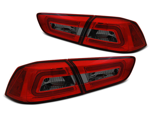 Tuning-Tec LED Rückleuchten für Mitsubishi Lancer 8 Limousine 08-11 rot/rauch