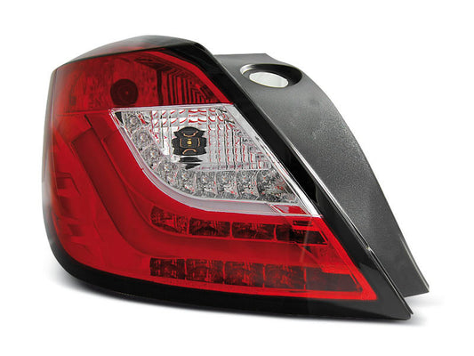 Tuning-Tec LED Lightbar Rückleuchten für Opel Astra H GTC (3-Türer) 04-09 rot/klar