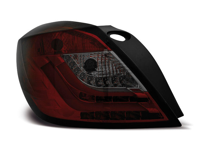 Tuning-Tec LED Lightbar Rückleuchten für Opel Astra H GTC (3-Türer) 04-09 rot/rauch