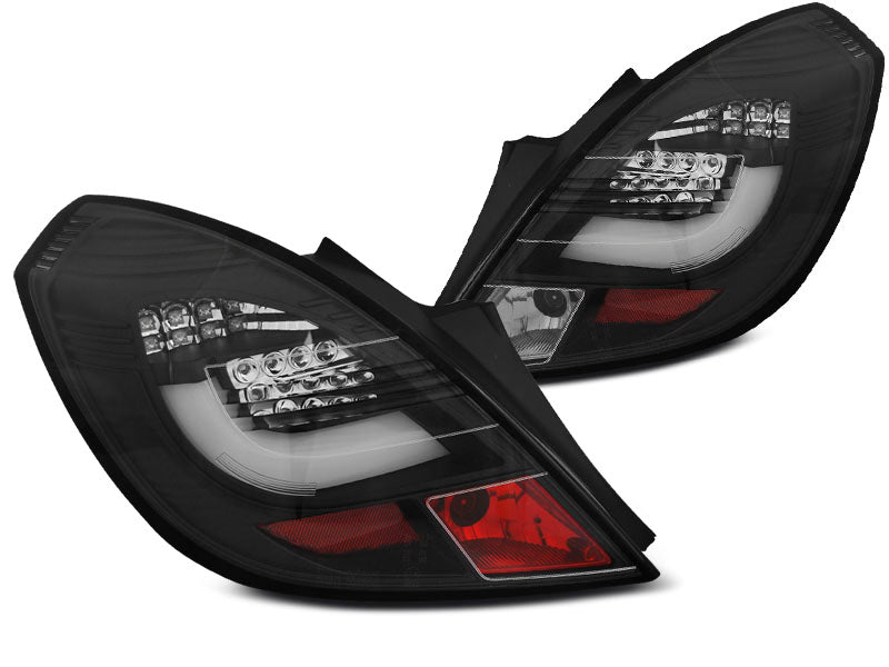 Tuning-Tec LED Lightbar Rückleuchten für Opel Corsa D (3-Türer) 06-14 schwarz