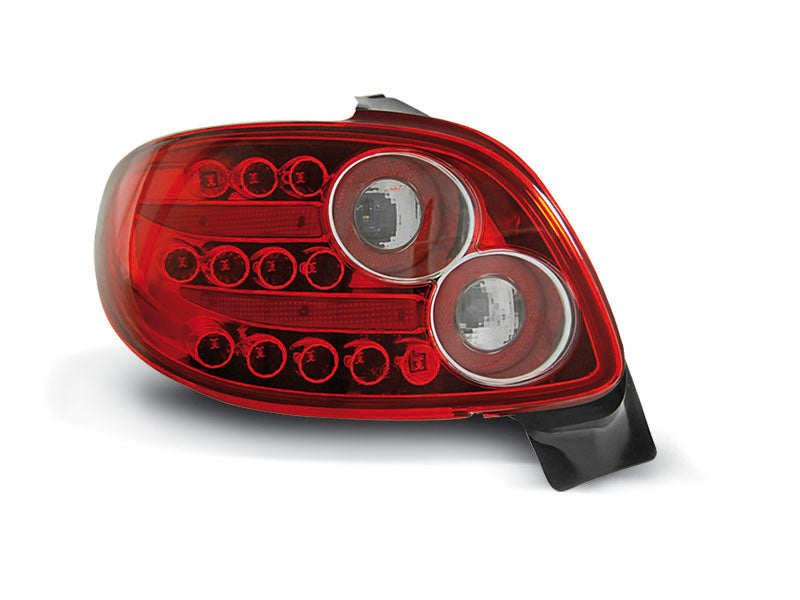 Tuning-Tec LED Rückleuchten für Peugeot 206 98-05 rot/klar