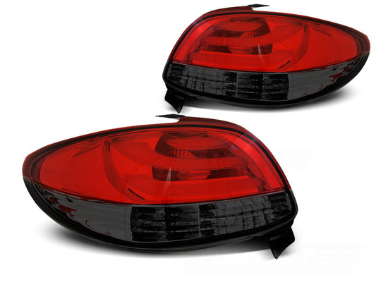 Tuning-Tec LED Lightbar Rückleuchten für Peugeot 206 98-05 rot/rauch