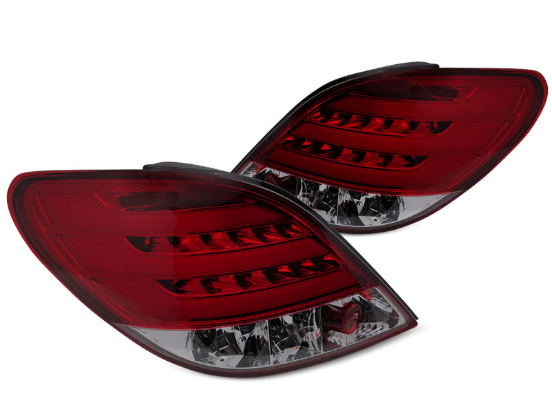 Tuning-Tec LED Lightbar Rückleuchten für Peugeot 207 06-09 rot/rauch