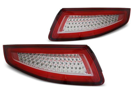Tuning-Tec Voll LED Rückleuchten für Porsche 911 997 (1.Generation) 04-09 rot/klar mit dynamischem Blinker