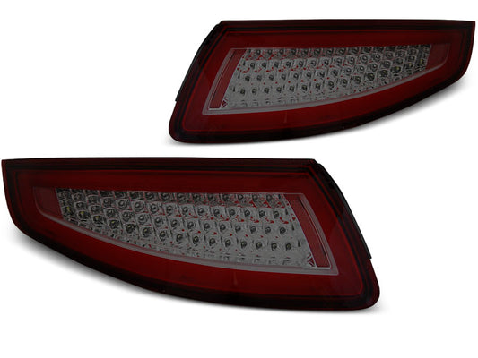 Tuning-Tec Voll LED Rückleuchten für Porsche 911 997 (1.Generation) 04-09 rot/rauch mit dynamischem Blinker