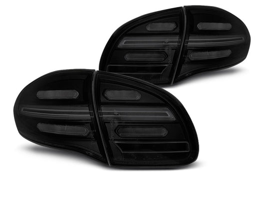 Tuning-Tec Voll LED Rückleuchten für Porsche Cayenne 92A 10-15 schwarz/rauch