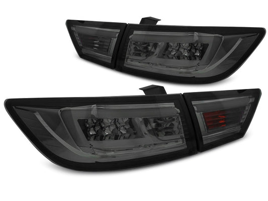 Tuning-Tec LED Lightbar Rückleuchten für Renault Clio IV (4) 13-16 rauch