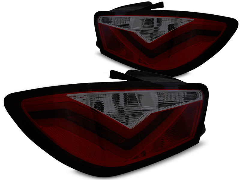 Tuning-Tec LED Lightbar Rückleuchten für Seat Ibiza 6J (3-Türer) 08-12 rot/rauch