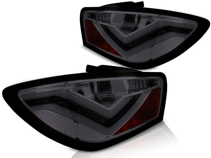 Tuning-Tec LED Lightbar Rückleuchten für Seat Ibiza 6J (3-Türer) 08-12 rauch