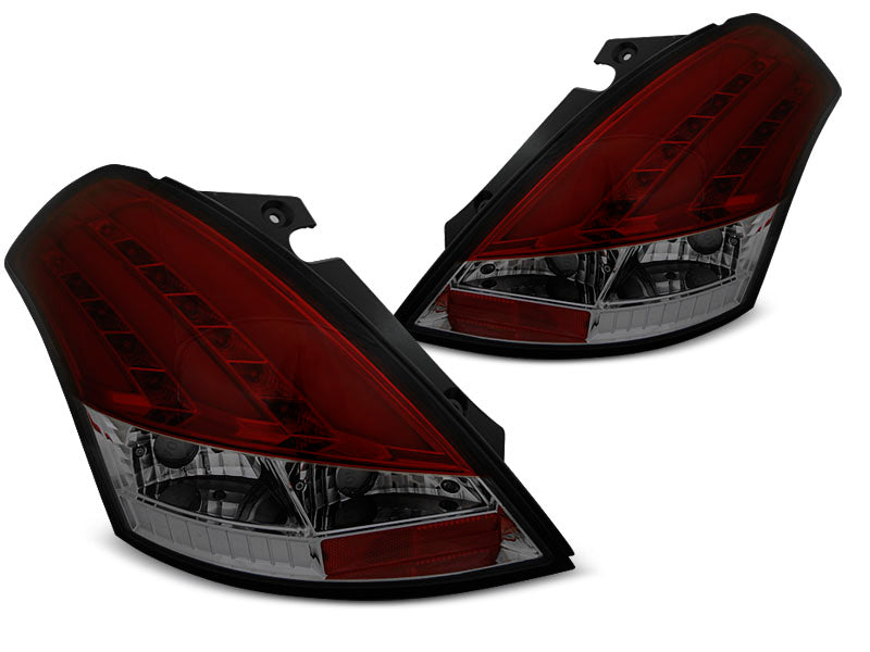 Tuning-Tec LED Lightbar Rückleuchten für Suzuki Swift V Facelift 10-17 rot/rauch