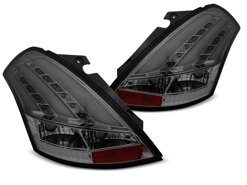 Tuning-Tec LED Lightbar Rückleuchten für Suzuki Swift V Facelift 10-17 rauch