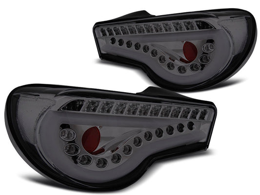 Tuning-Tec LED Lightbar Rückleuchten für Toyota GT86 12-16 rauch mit dyn. Blinker
