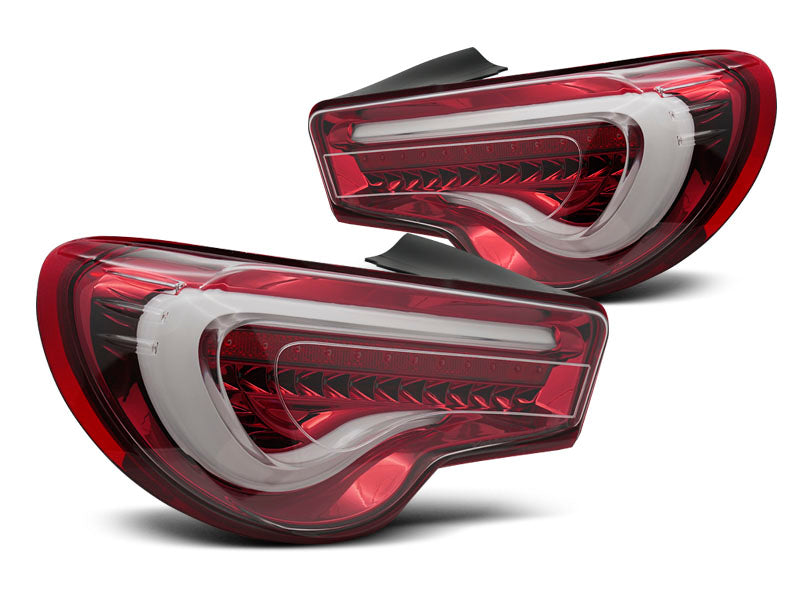 Tuning-Tec LED Lightbar Rückleuchten für Toyota GT86 12-21 rot/weiß mit dyn. Blinker