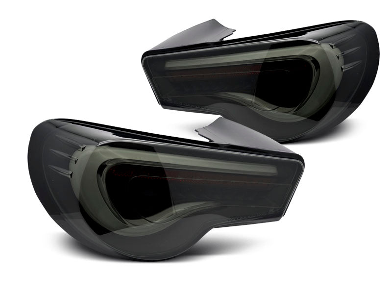 Tuning-Tec LED Lightbar Rückleuchten für Toyota GT86 12-21 schwarz/rauch mit dyn. Blinker