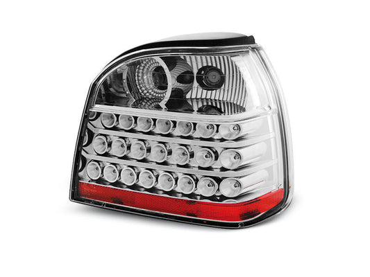 Tuning-Tec LED Rückleuchten für VW Golf 3 (III) 91-97 chrom/klar