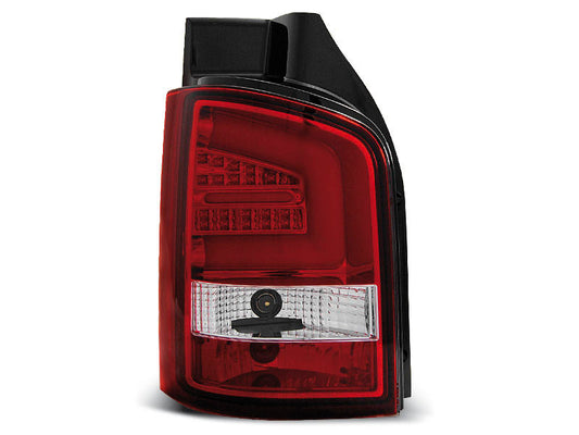 Tuning-Tec LED Lightbar Rückleuchten für VW T5 03-09 rot/klar (Heckklappe)