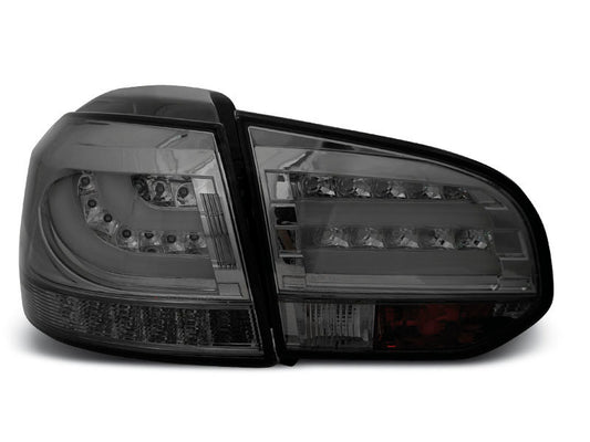 Tuning-Tec LED Lightbar Rückleuchten für VW Golf 6 (VI) 08-12 chrom/rauch