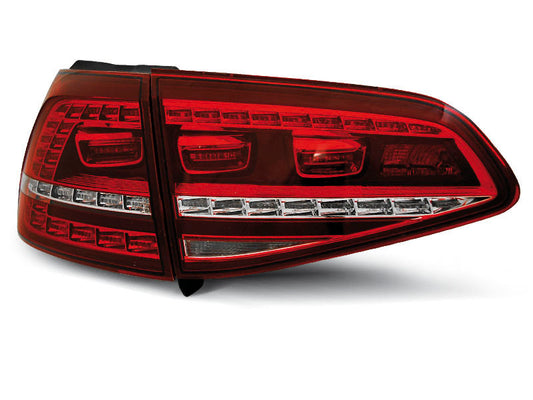 Tuning-Tec LED Rückleuchten für VW Golf 7 (VII) 13-17 rot/klar