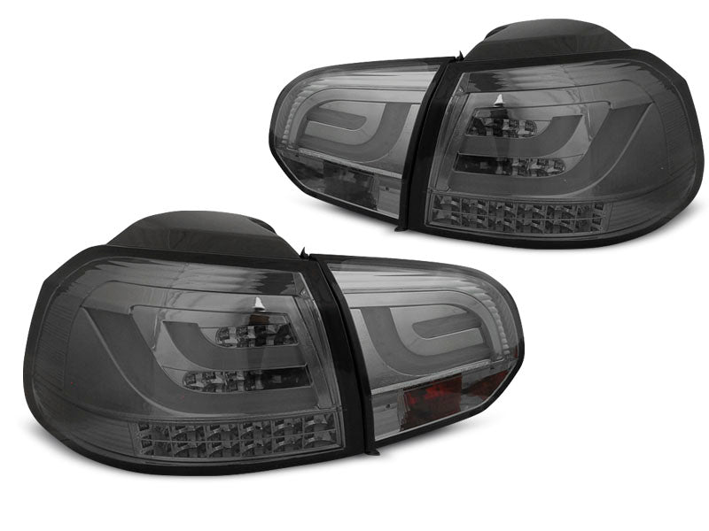 Tuning-Tec LED Lightbar Rückleuchten für VW Golf 6 (VI) 08-12 chrom/rauch