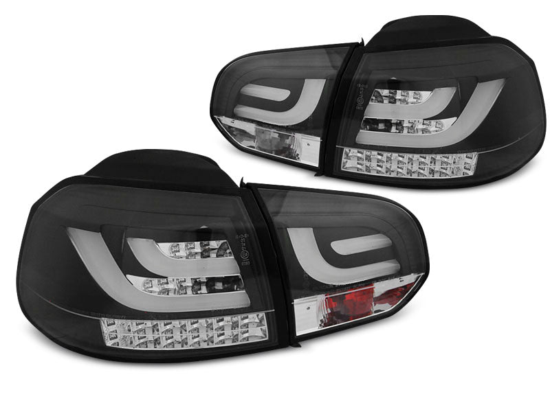Tuning-Tec LED Lightbar Rückleuchten für VW Golf 6 (VI) 08-12 schwarz/klar