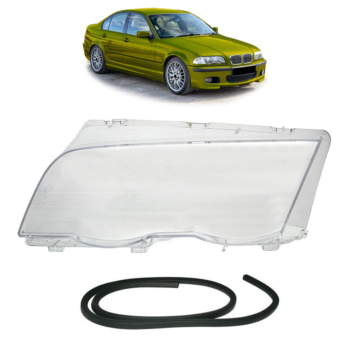 Frontscheinwerfer Linse Links passend für BMW 3er E46 Limousine/Touring 1998-2001