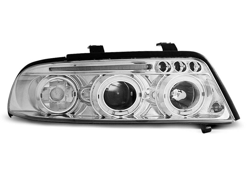 Tuning-Tec LED Angel Eyes Scheinwerfer für Audi A4 B5 Facelift 99-00 chrom
