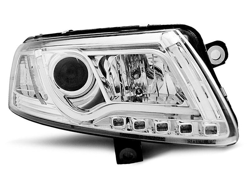 Tuning-Tec LED Tagfahrlicht Scheinwerfer für Audi A6 C6 (4F) 04-08 chrom LTI