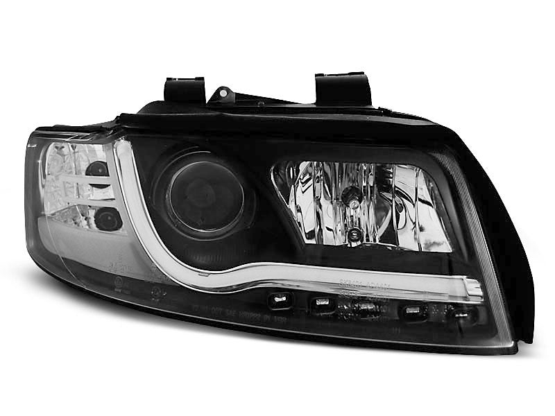 Tuning-Tec LED Tagfahrlicht Scheinwerfer für Audi A4 B6 00-04 schwarz LTI