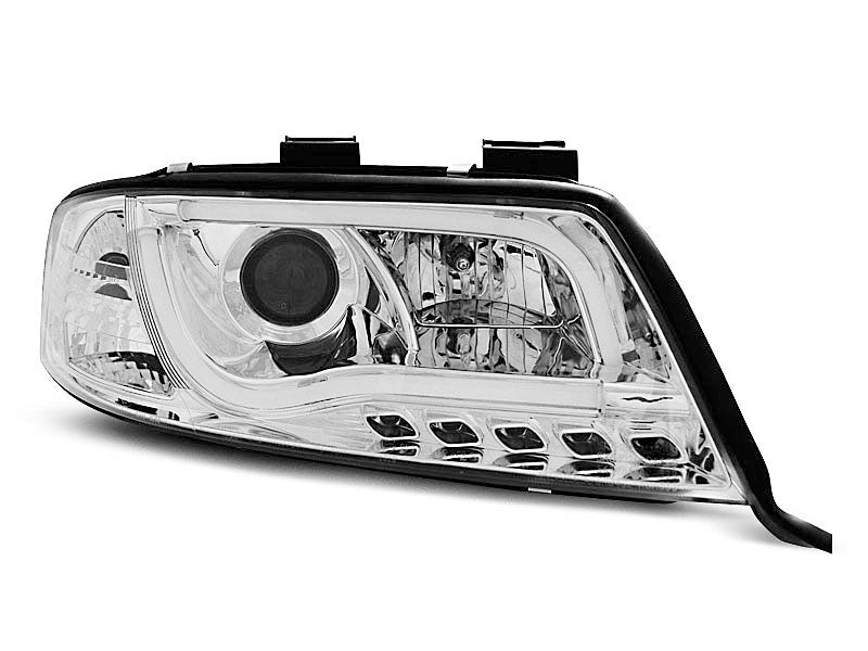 Tuning-Tec LED Tagfahrlicht Scheinwerfer für Audi A6 4B 01-04 chrom LTI