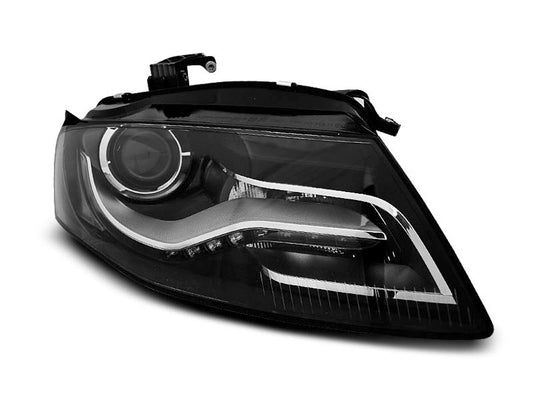 Tuning-Tec LED Tagfahrlicht Scheinwerfer für Audi A4 B8 08-11 schwarz