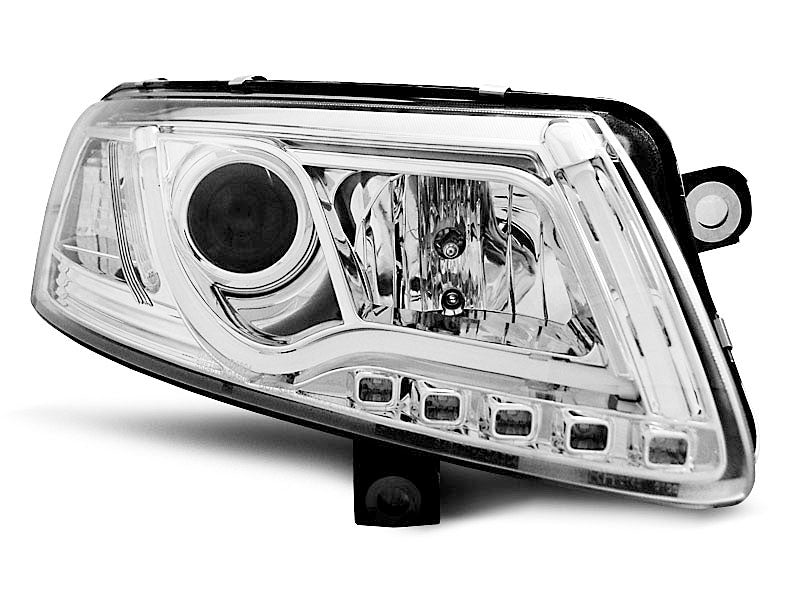Tuning-Tec LED Tagfahrlicht Scheinwerfer für Audi A6 C6 (4F) 04-08 chrom LTI