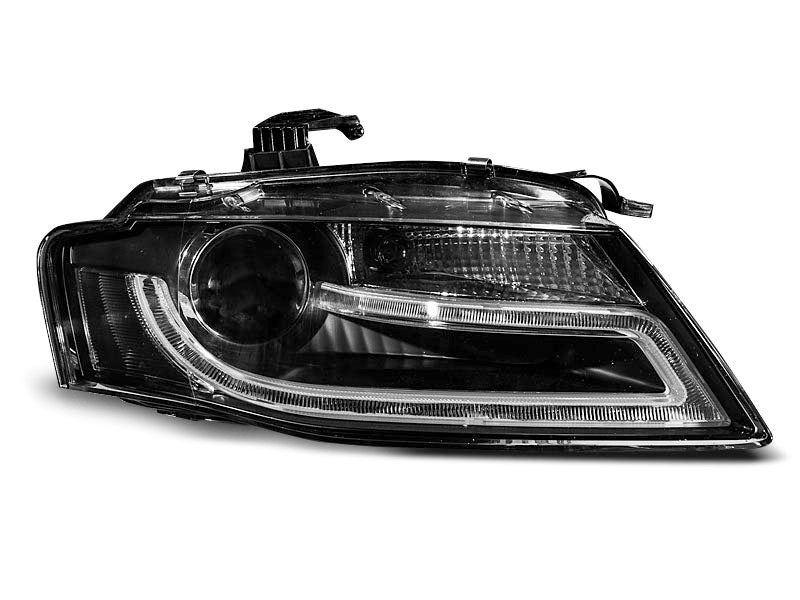 Tuning-Tec Xenon LED Tagfahrlicht Scheinwerfer für Audi A4 B8 08-11 schwarz