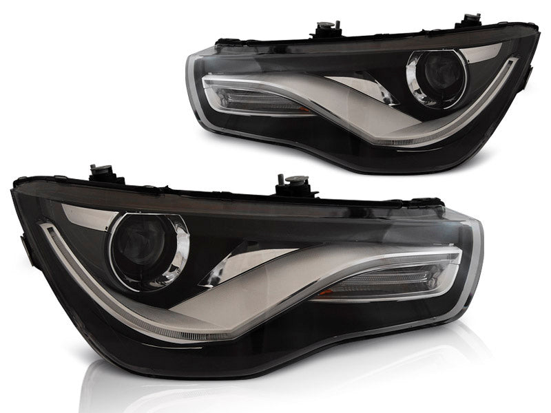 Tuning-Tec LED Tagfahrlicht Scheinwerfer für Audi A1 10-14 schwarz