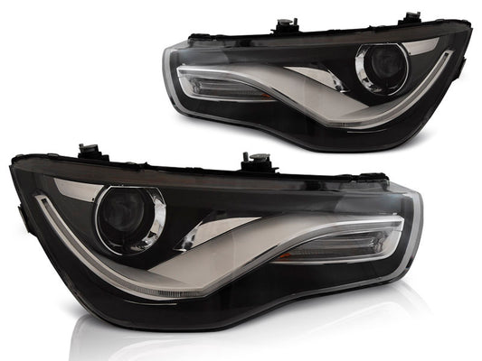 Tuning-Tec LED Tagfahrlicht Scheinwerfer für Audi A1 10-14 schwarz
