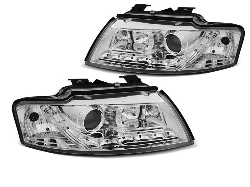 Tuning-Tec LED Tagfahrlicht Scheinwerfer für Audi A4 B6 Cabrio (8H) 02-06 chrom