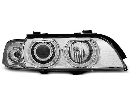 Tuning-Tec Angel Eyes Scheinwerfer für BMW 5er E39 95-00 chrom