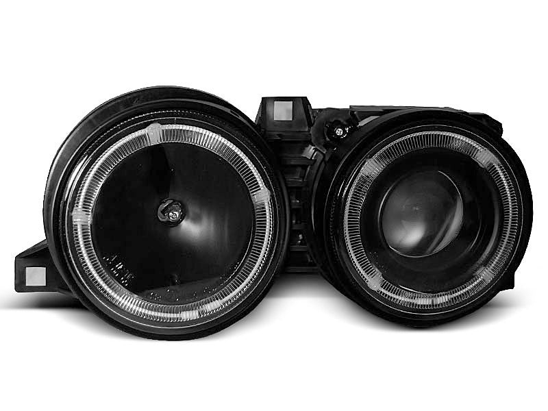 Tuning-Tec LED Angel Eyes Scheinwerfer für BMW 3er E30 82-94 schwarz