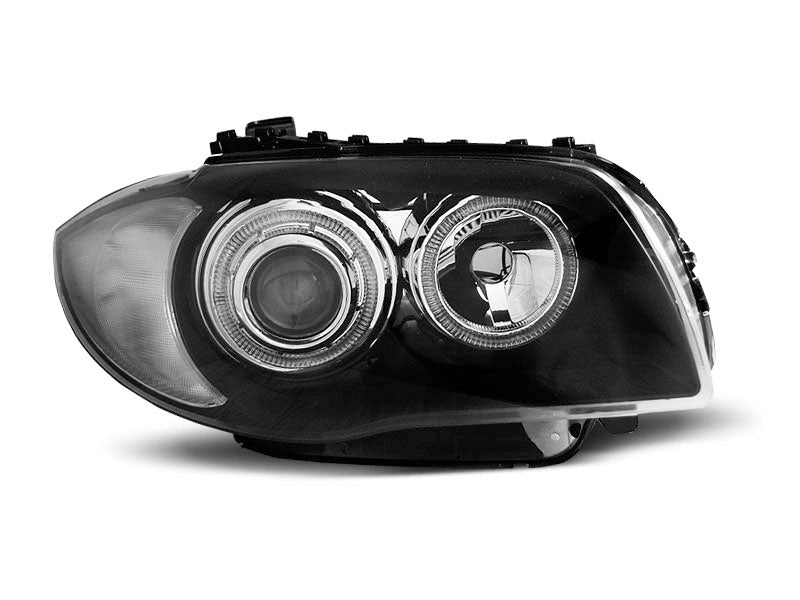 Tuning-Tec LED Angel Eyes Scheinwerfer für BMW 1er E81, E82, E87, E88 04-11 schwarz