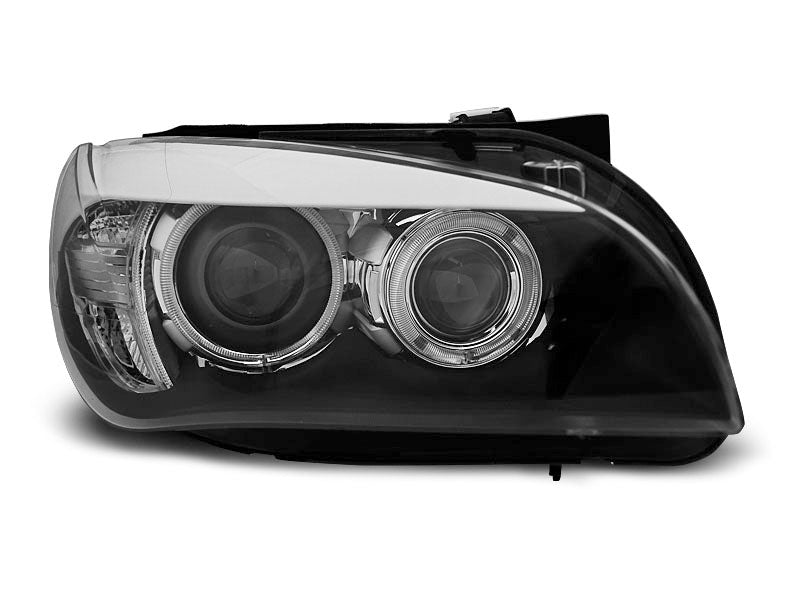 Tuning-Tec LED Angel Eyes Scheinwerfer für BMW X1 E84 09-12 schwarz